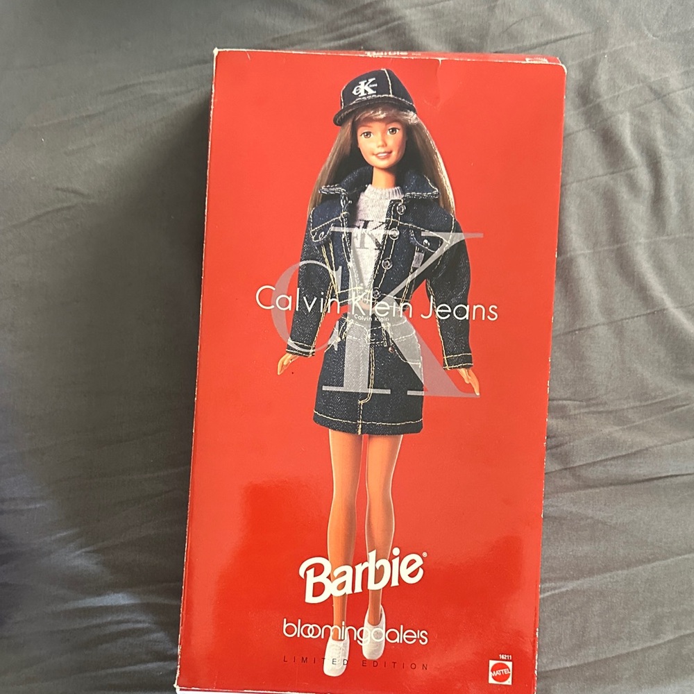 Calvin Klein Denim Barbie with Black Cap